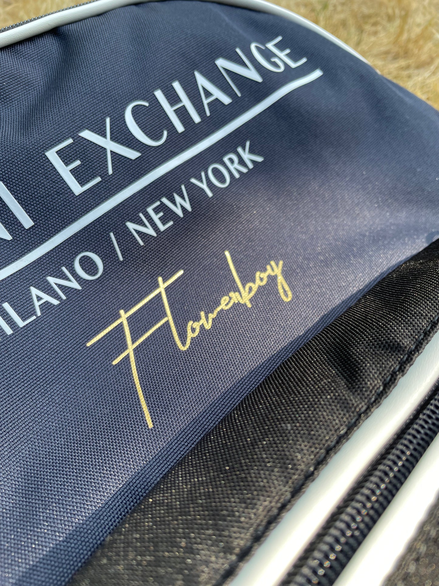 Armani x Flowerboy Moth Canvas Backpack