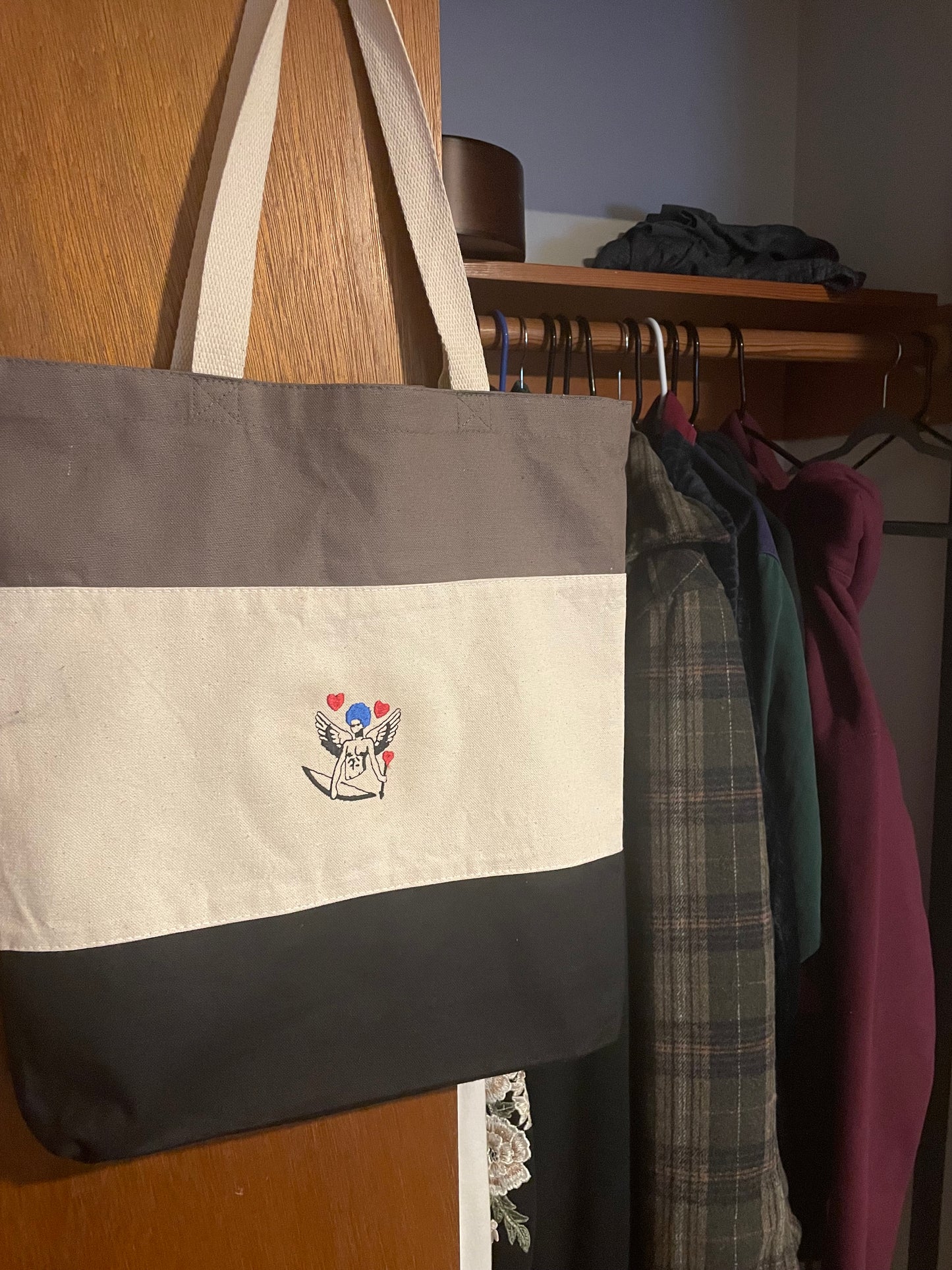 Eros Tri-Color Tote