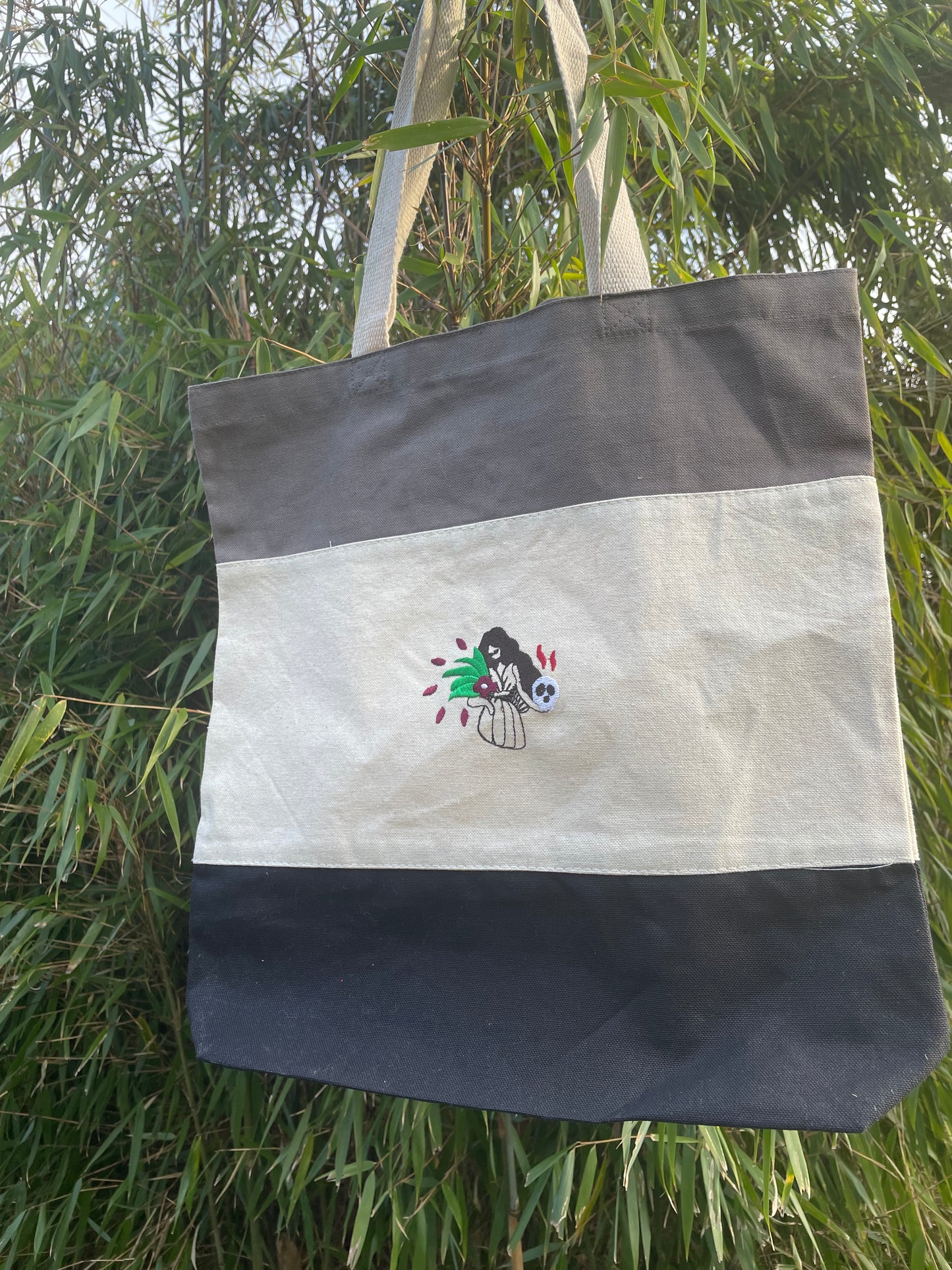 Persephone Tri-Color Tote